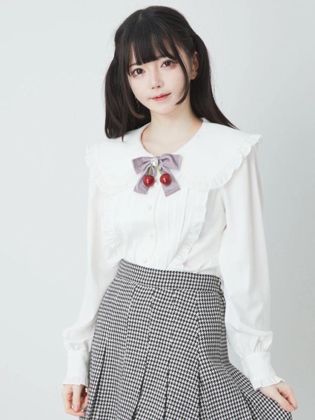 チェリーリボンブラウス - Ank Rouge(アンクルージュ)のシャツ 