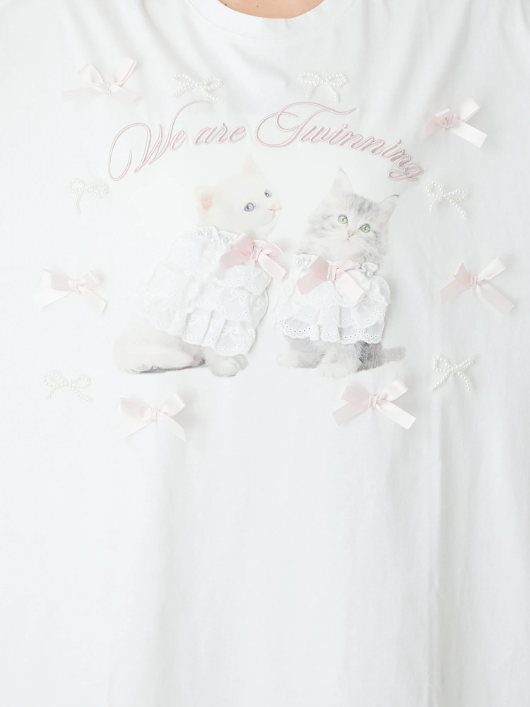 Ank Rouge ツインキャットBigTe ピンク