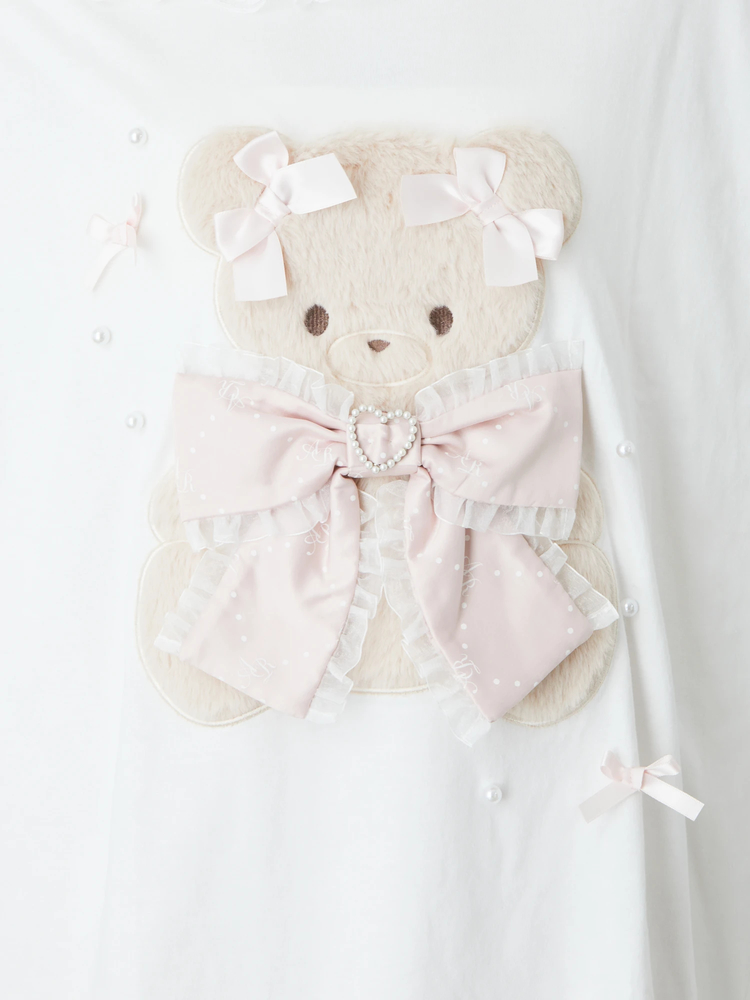 くまちゃんレイヤードTe - Ank Rouge(アンクルージュ)のニット