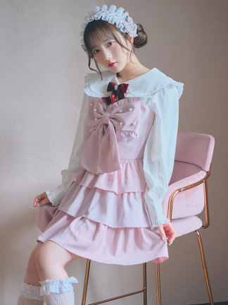 リボンティアードワンピース - Ank Rouge(アンクルージュ)のワンピース