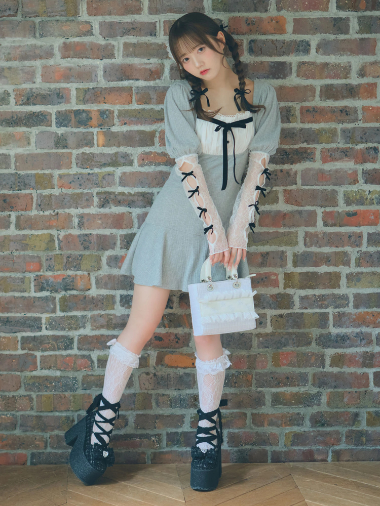 Ank Rouge ノベルティツイードバッグ Ank Rouge - Ank Rouge☆最新・新品☆ツイードバッグ☆ピンク