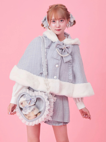 確定ファンサのおまじないハートぬいBag(ホワイト)