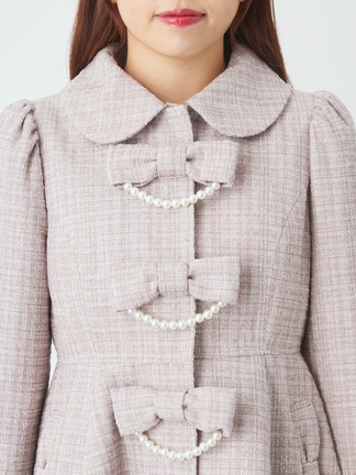 プリンセスキラキラツイードドーリーコート - Ank Rouge(アン