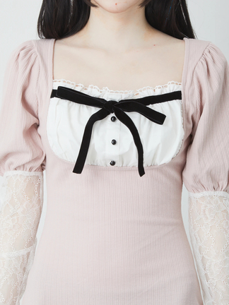 Ank Rouge バレエコアカットワンピース バレエコアカットワンピース - Ank Rouge(アンクルージュ)の