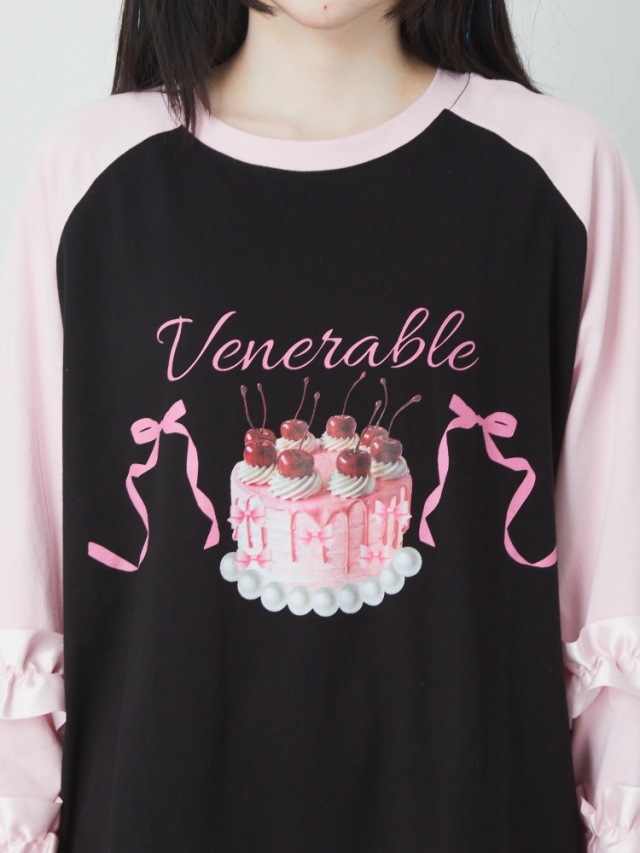 ケーキラグランロンTe - Ank Rouge(アンクルージュ)のTシャツ 