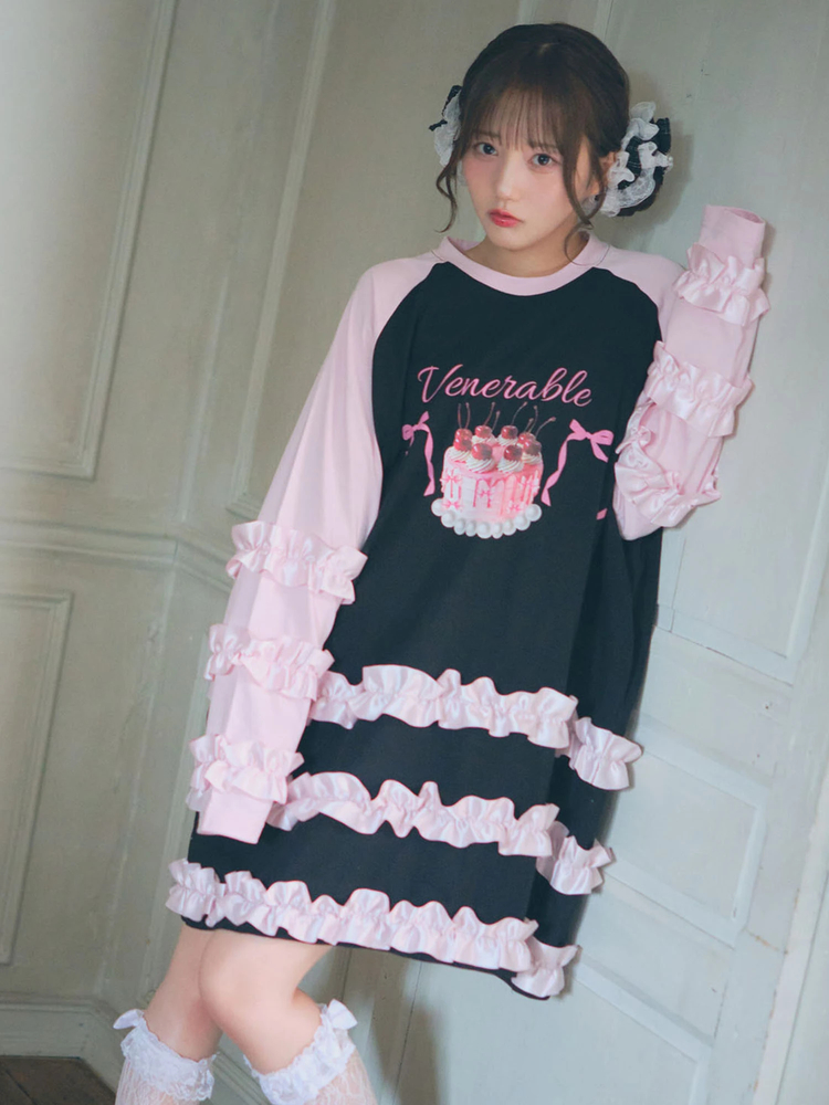 【 完売品 】Ankrouge  ケーキラグラン ロンT ケーキラグランロンTe - Ank Rouge(アンクルージュ)のTシャツ