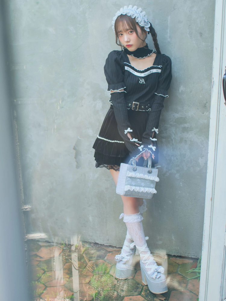 【タグ付き】Ank Rouge ゴシックTOPS★ブラック【未使用】 ゴシックTOPS - Ank Rouge(アンクルージュ)のシャツ・ブラウス