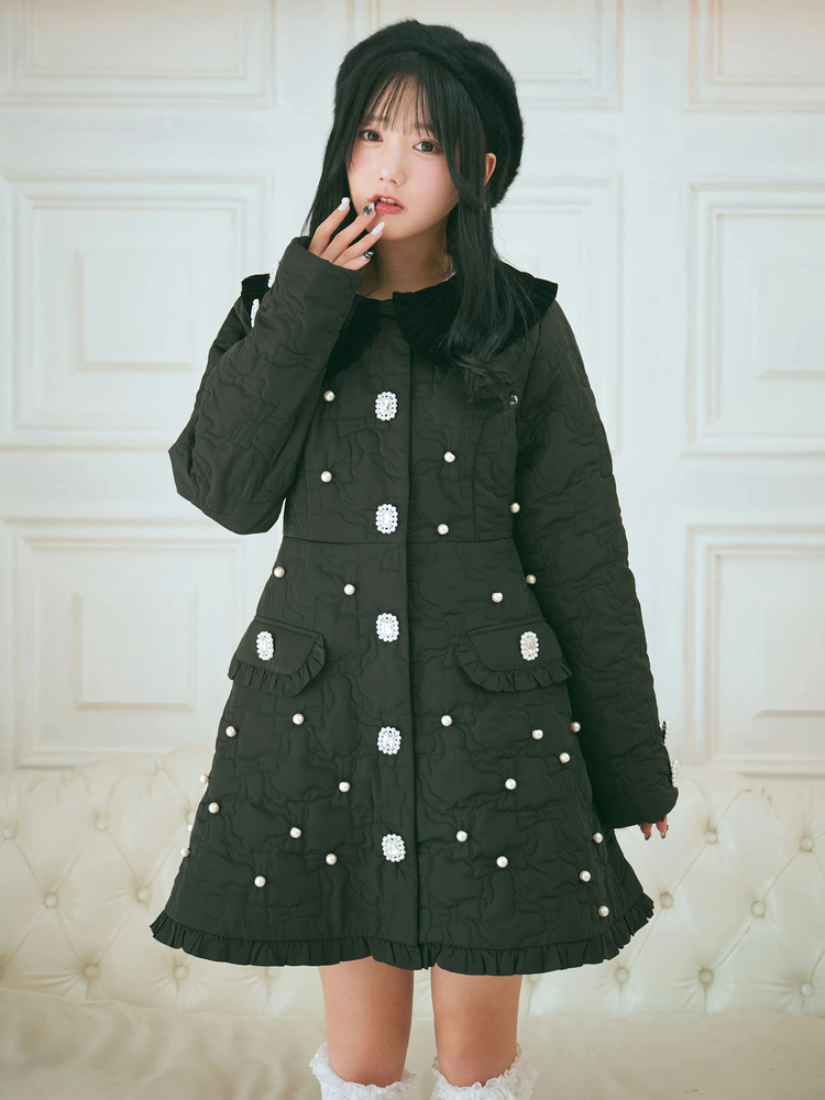 フワフワリボンビジューベレー - Ank Rouge(アンクルージュ)のニット