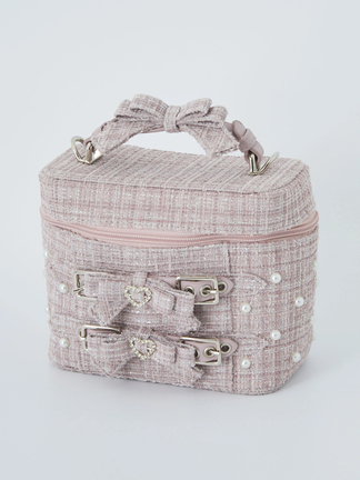 Ank Rouge ノベルティ レースバニティbag ピンク Ank Rouge ノベルティ レースバニティbag ピンク