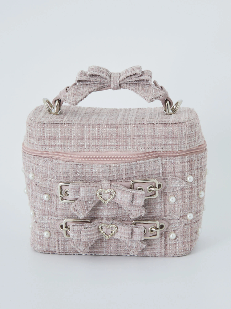 Ank Rouge ノベルティ レースバニティbag ピンク リボンバニティショルダーBAG - Ank Rouge(アンクルージュ)の