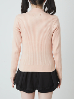 ロゴ刺しゅうニットTOPS