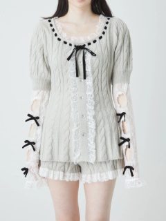 ペプラムケーブルニットSetup - Ank Rouge(アンクルージュ)の 