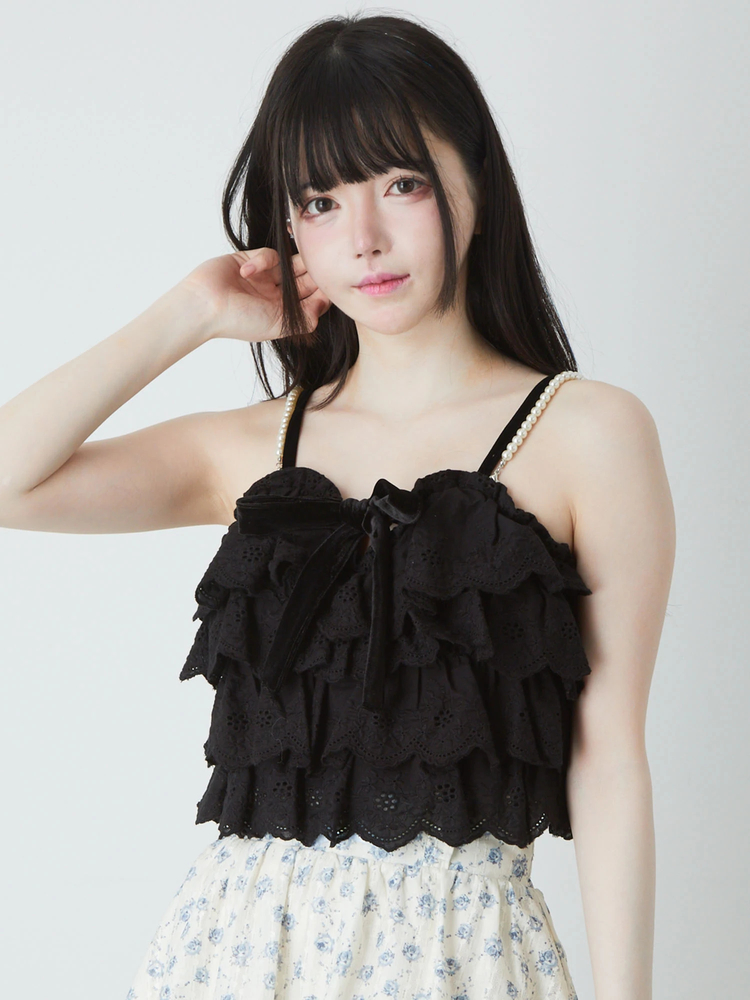 CHANEL】Made in France 00T Sleeveless Quilting Bustier