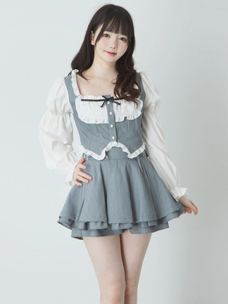 スピンドルコルセットスカパン - Ank Rouge(アンクルージュ)のショート