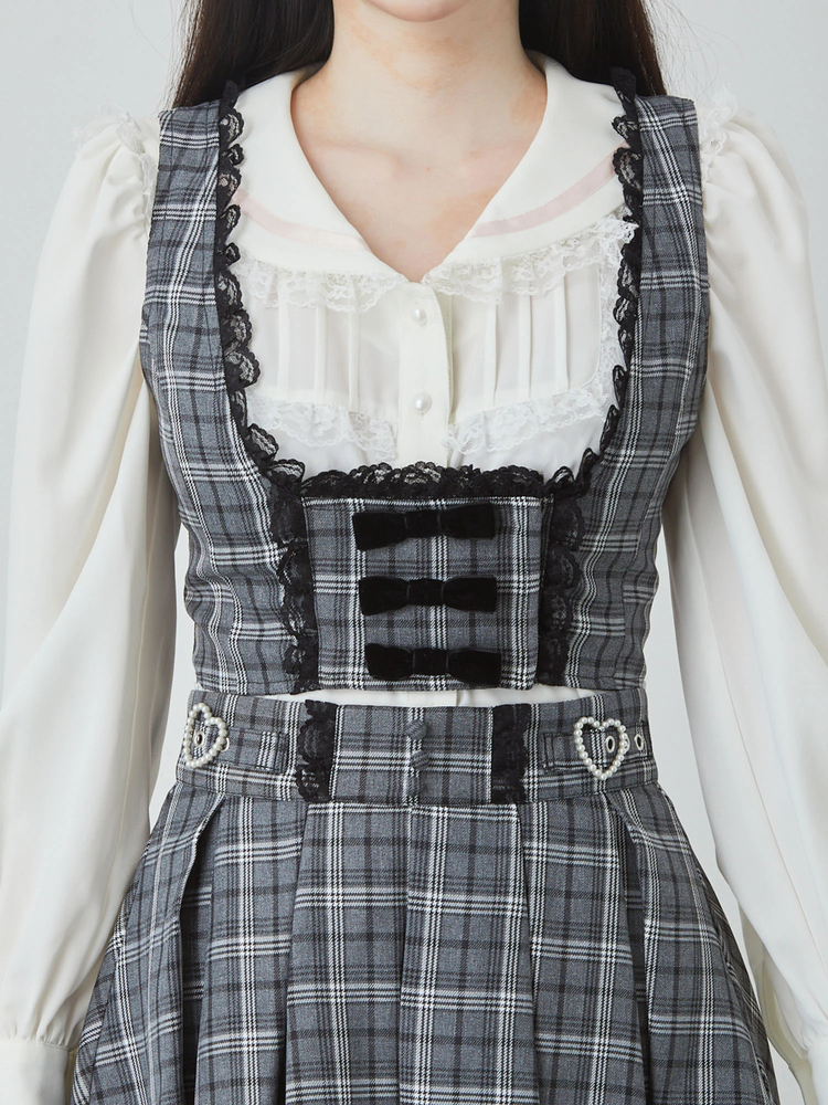 3つリボンベスト - Ank Rouge(アンクルージュ)のベスト・ジレ