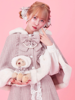 キラキラツイードぬい服