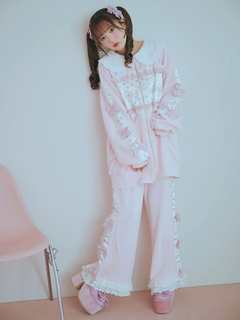 お花裏毛ジャージ