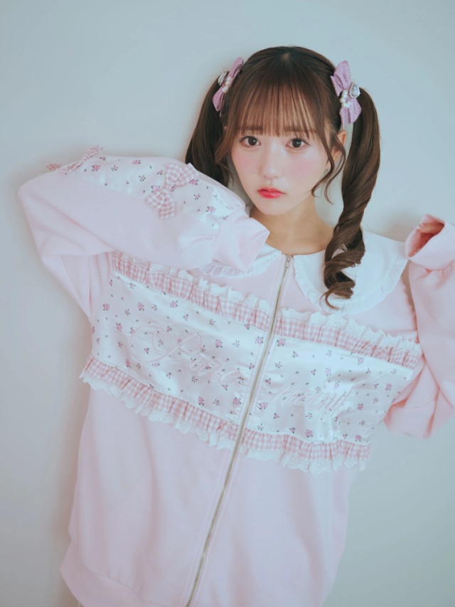 お花裏毛ジャージ - Ank Rouge(アンクルージュ)のパーカ｜ファッション  