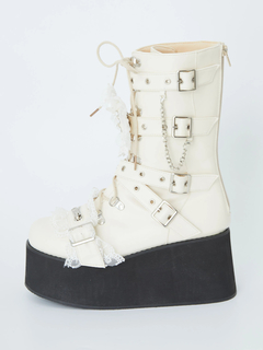 Bemqinハート付き厚底ブーツ