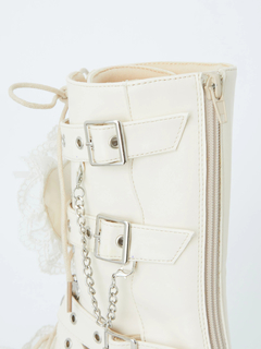 Bemqinハート付き厚底ブーツ