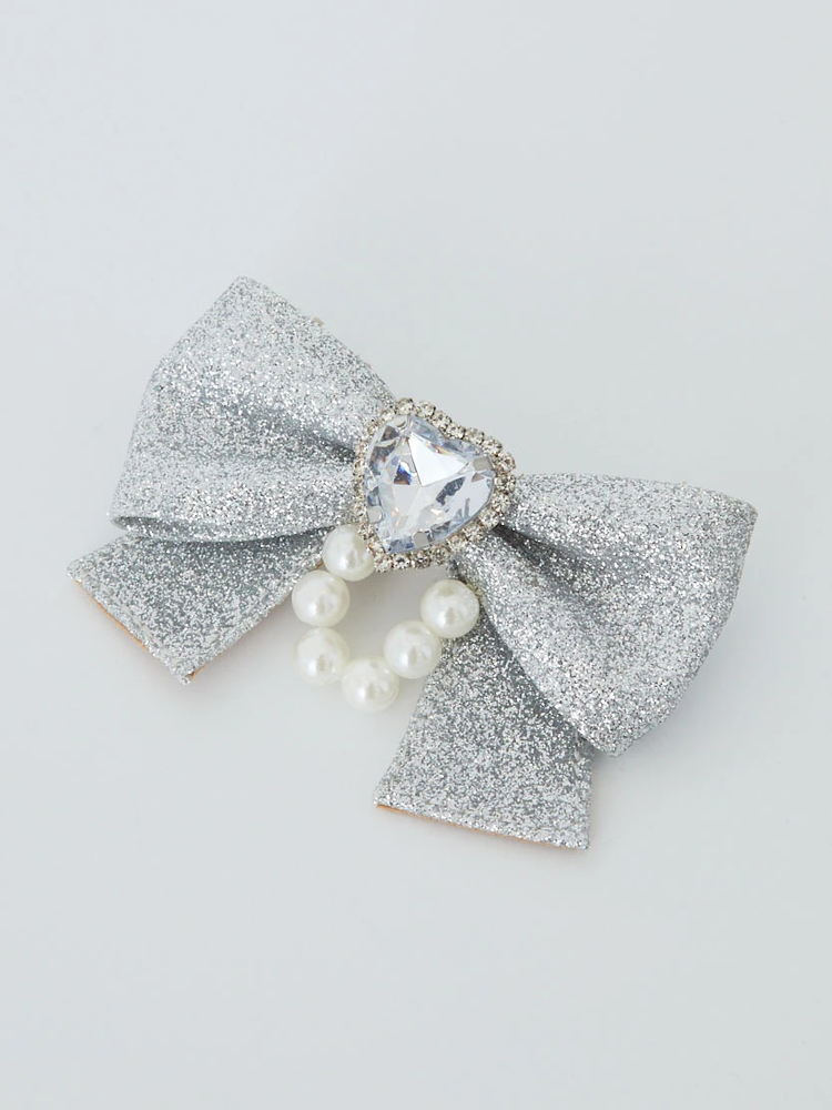 新品未使用】 新品アレクリポンバレッタ ベージュ （キラキラ  