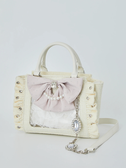 確定ファンサのおまじないリボンBAG(アイボリー)