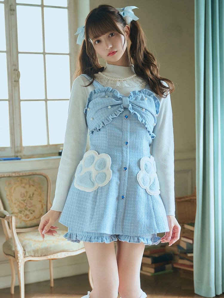 新品タグ付♡アンクルージュ♡ネコちゃん制服セットアップ♡ピンク♡ 新品タグ付♡アンクルージュ♡ネコちゃん制服セットアップ