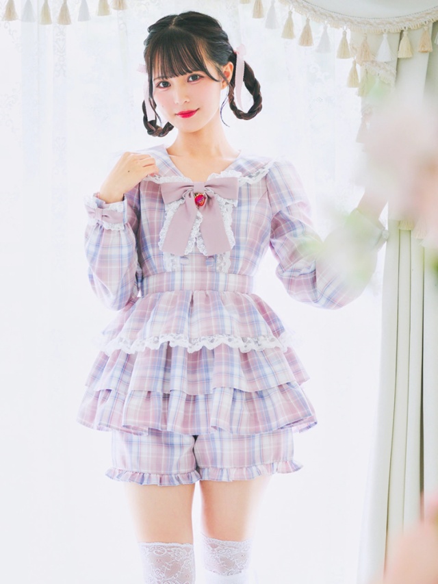 アンクルージュ AnkRouge ツイード セットアップ Ank Rouge アンクルージュ セットアップ setup ブラック ツイード Ank Rouge セットアップ