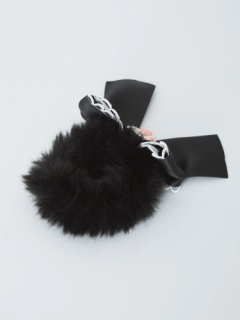 ネコちゃんファーシュシュ - Ank Rouge(アンクルージュ)のヘッドアクセ  