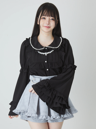 パールひめそでブラウス - Ank Rouge(アンクルージュ)のシャツ