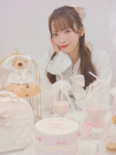 うさちゃんレースポンチョ