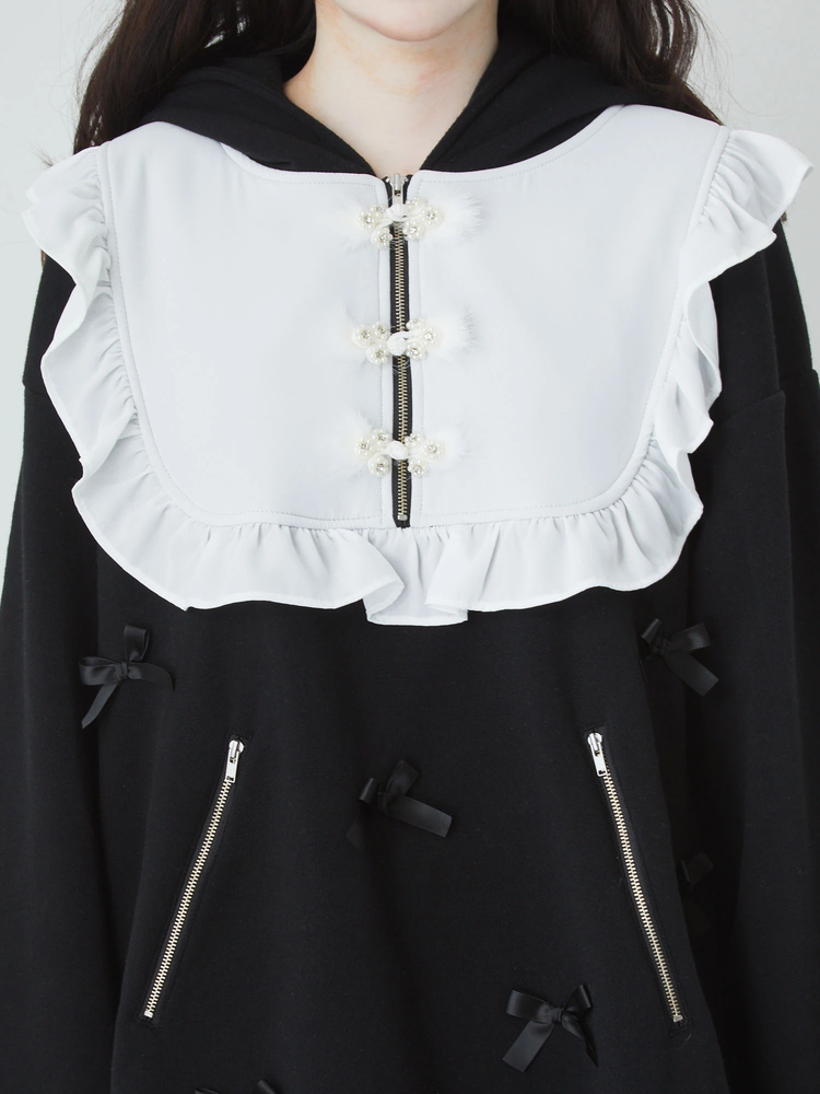 うさちゃんチャイナパーカー - Ank Rouge(アンクルージュ)のパーカ