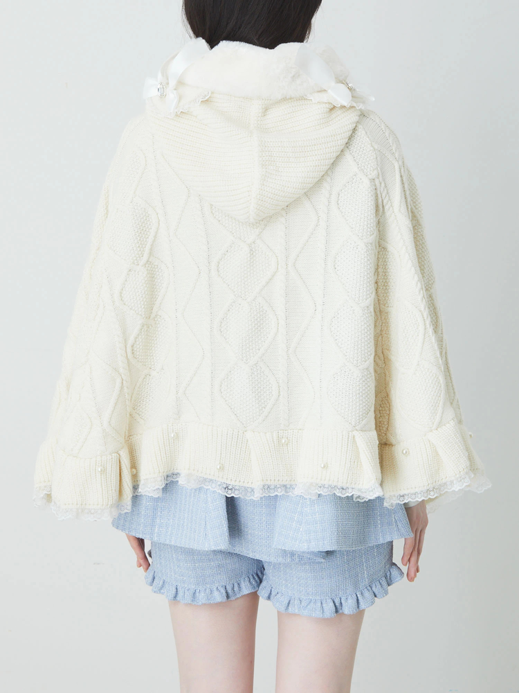 くまちゃんケーブルニット - Ank Rouge(アンクルージュ)のニット