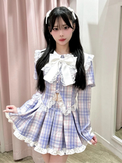 チェックリボンスカパン