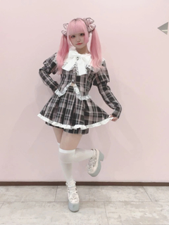 チェックリボンスカパン