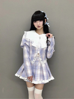 チェックリボンスカパン