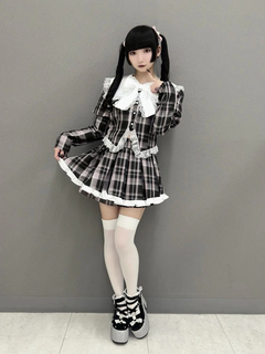 チェックリボンスカパン
