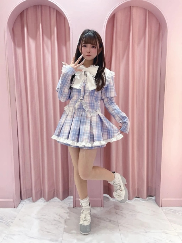 チェックプリンセススリーブTOPS - Ank Rouge(アンクルージュ)のT  