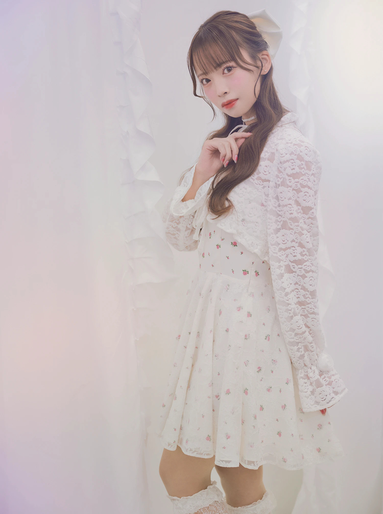 リボンとお花のキャミワンピース - Ank Rouge(アンクルージュ)の