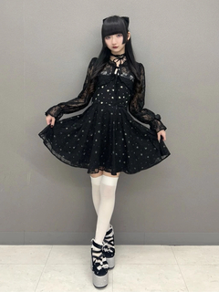 リボンとお花のキャミワンピース