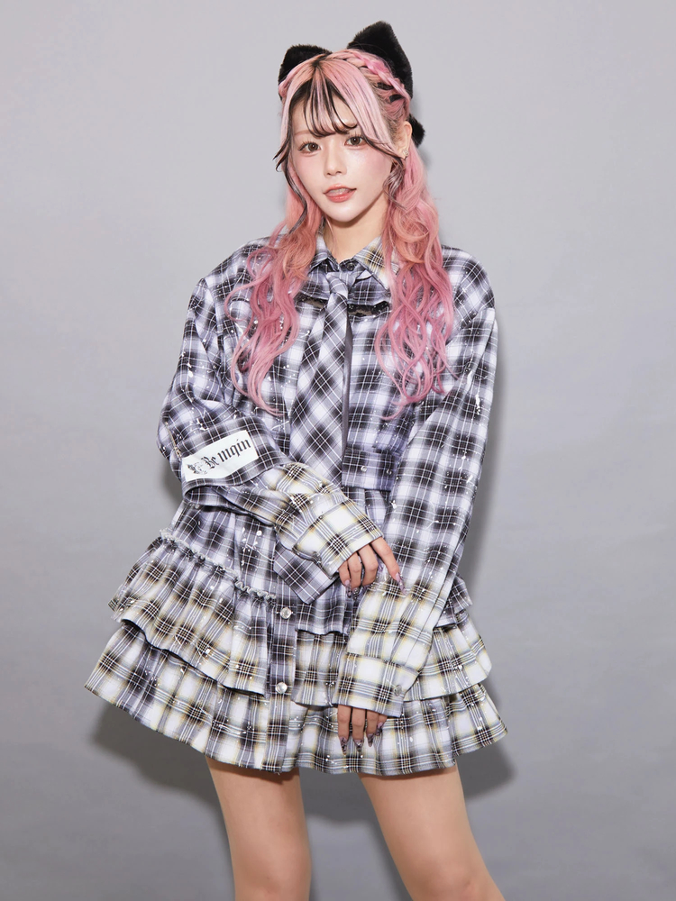 Roen チェックシャツワンピース ブロックチェックシャツワンピース – LILA & CITTA ONLINE SHOP