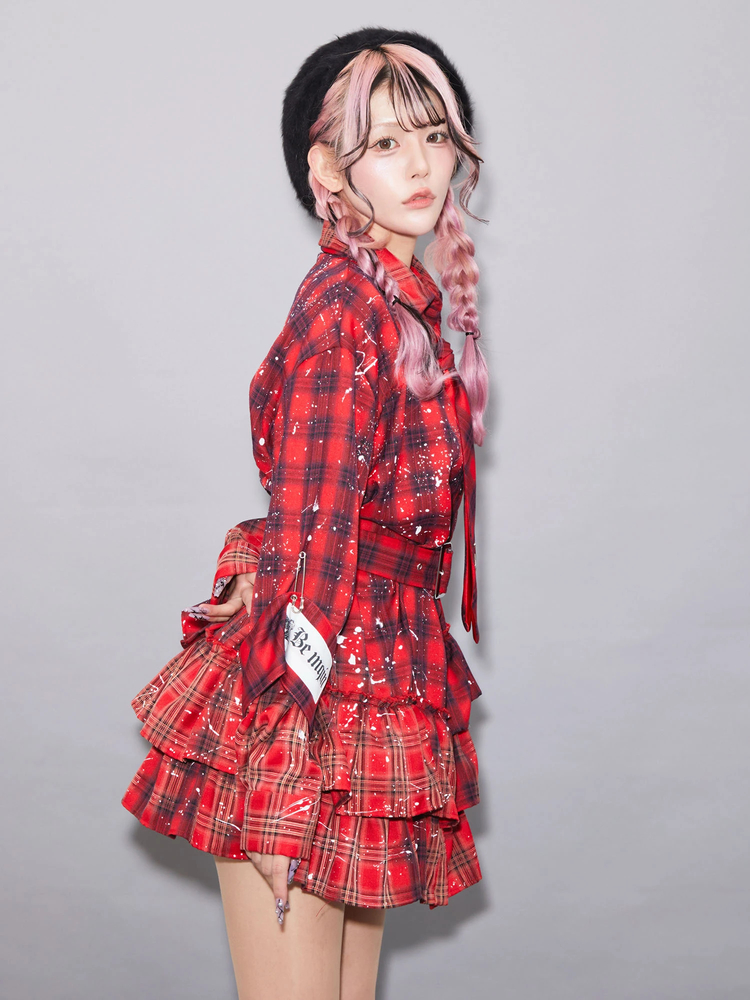BemqinブリーチチェックシャツOP - Ank Rouge(アンクルージュ)のシャツ