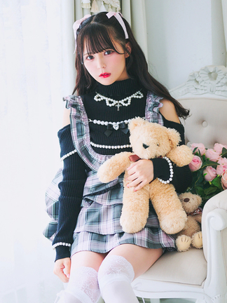 入荷通知 アプリ おすすめ ゴシッククロスニット - Rouge(アンクルージュ)のニット Ank トップス