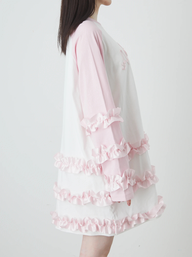 ケーキフリフリロンTE - Ank Rouge(アンクルージュ)のTシャツ