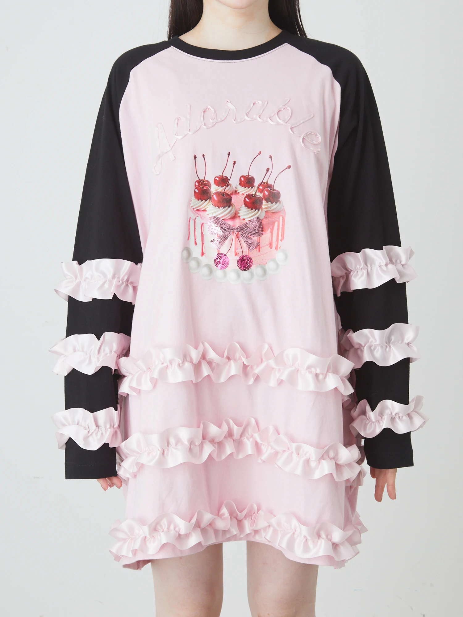 ケーキラグランロンTe - Ank Rouge(アンクルージュ)のTシャツ