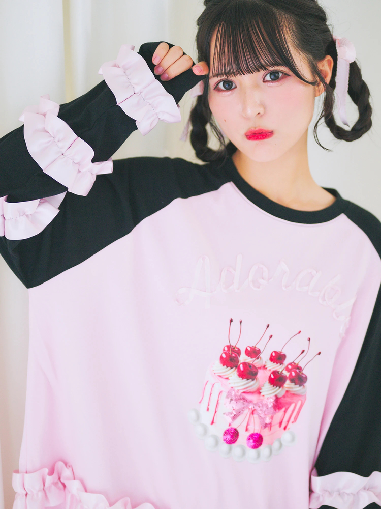 ケーキフリフリロンTE - Ank Rouge(アンクルージュ)のTシャツ
