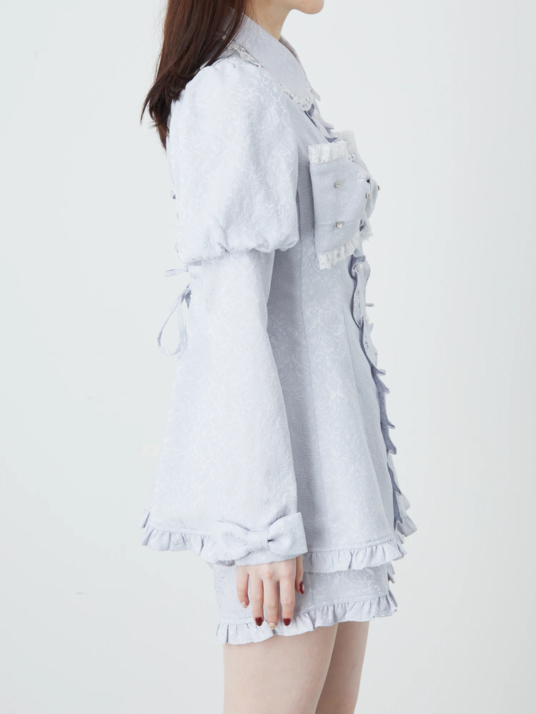 リボンジャガードセットアップ - Ank Rouge(アンクルージュ)の