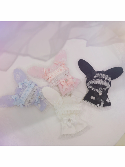 レースうさちゃんぬい服(ホワイト)