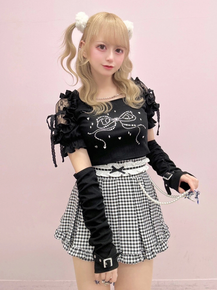 フリフリリボンスカパン - Ank Rouge(アンクルージュ)のショートパンツ