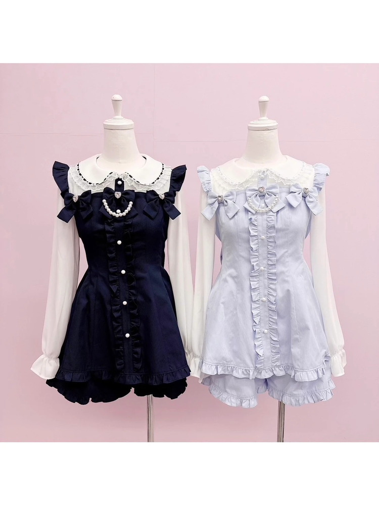 Ank Rouge BIGリボン　重ね着風　coquette y2k HOTARU_ootd . 𝙲𝚛𝚘𝚠𝚗: 𝚆𝚒𝚛𝚎 𝙿𝚛𝚒𝚗𝚌𝚎𝚜𝚜